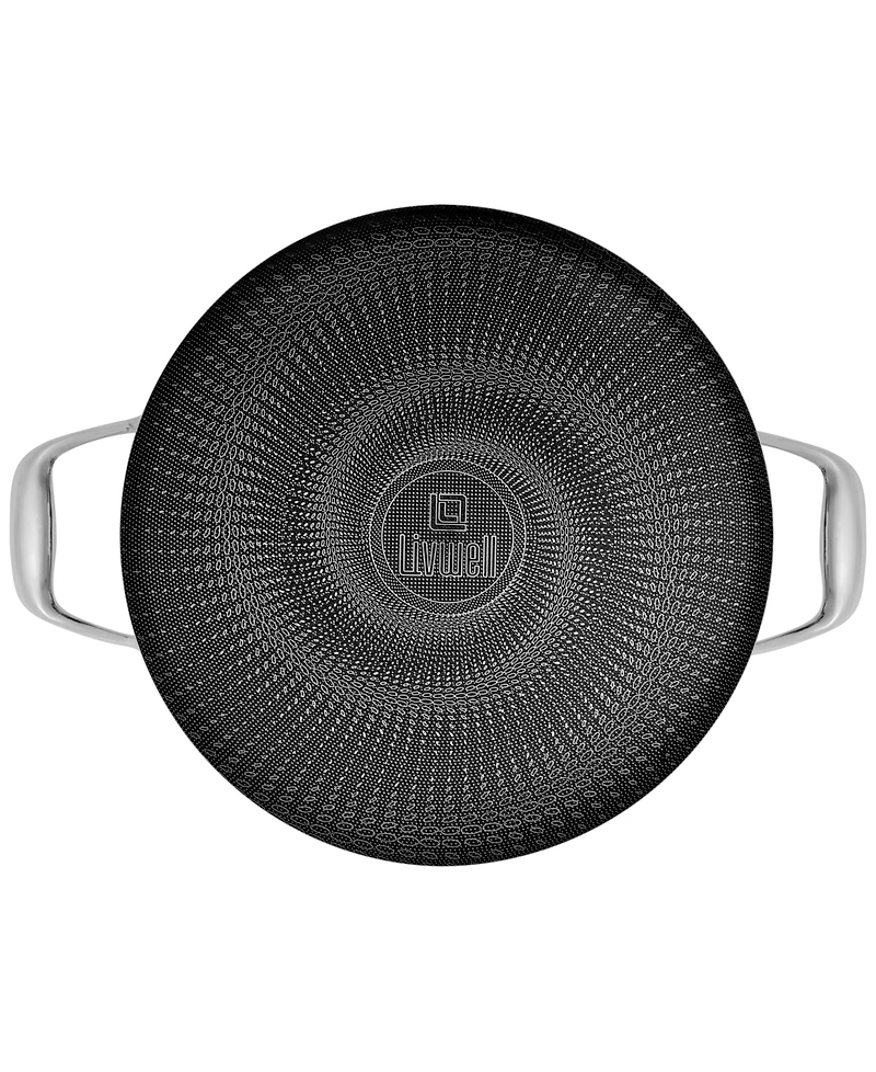 Livwell DiamondClad 5-Qt. Hybrid Nonstick Stainless Steel Saute Pan and Lid
