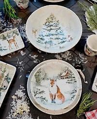 Certified International Winter's Frost Soup Bowls, Set of 4