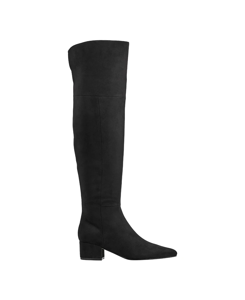Marc Fisher Ltd Women's Lottie Pointy Toe Over The Knee Dress Boots