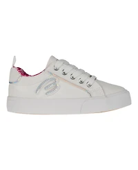 Bebe Little and Big Girls Low Top With Holographic "B" Sneaker