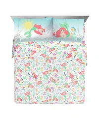 Sunny Side Up Disney The Little Mermaid Pastel Life Bed Set with Sham