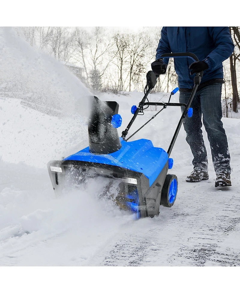 Sugift 20 Inch 120V 15Amp Electric Snow Thrower with 180° Rotatable Chute