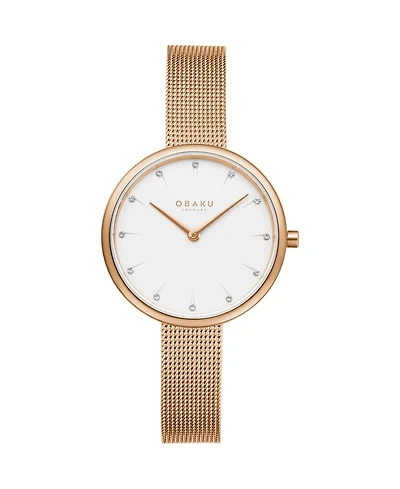 Obaku Women's Classic White Dial Watch