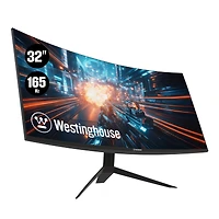 Westinghouse Inch Curved Full Hd Gaming Monitor, 165Hz, Amd FreeSync Support, Low Motion Blur, 1500R Curve, 1920 x 1080