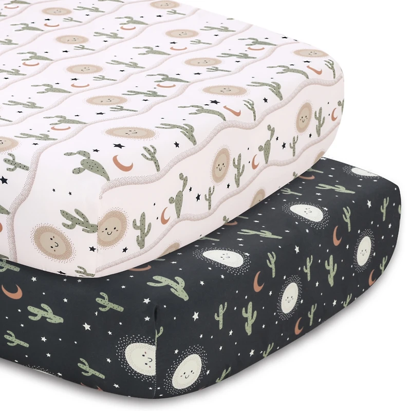 The Peanutshell Crib Bedding Set for Baby Girls and Boys, Joshua Tree, 5 Pieces