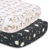 The Peanutshell Crib Bedding Set for Baby Girls and Boys, Joshua Tree, 5 Pieces