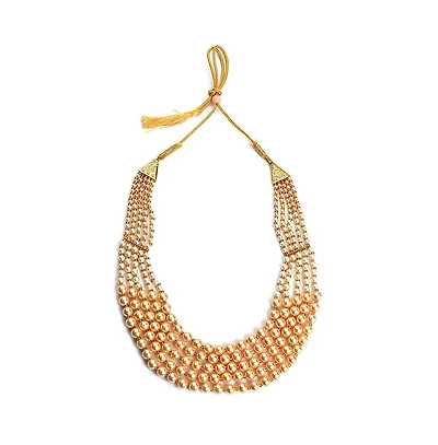 Sohi Women's Beaded Statement Necklace