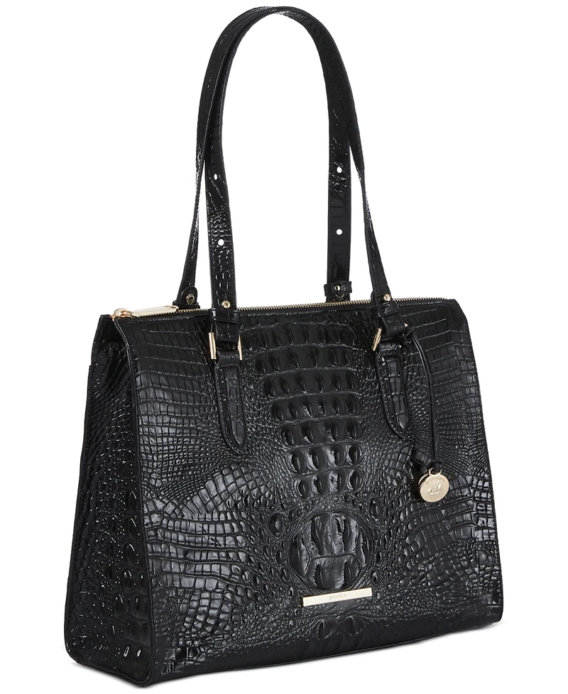 Brahmin Anywhere Melbourne Embossed Leather Tote