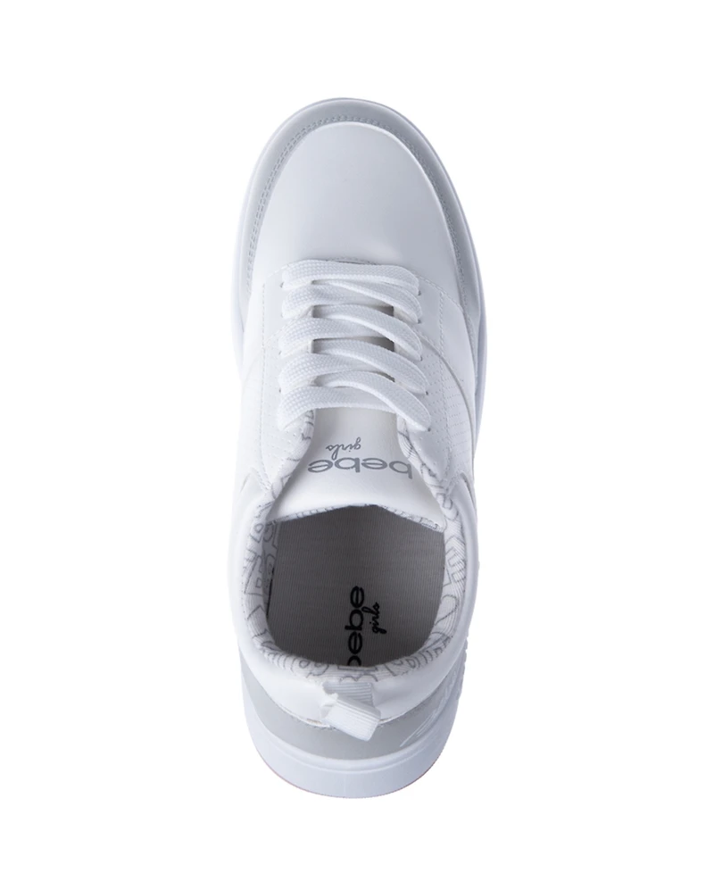 Bebe Little and Big Girls Court Low Top Sneaker
