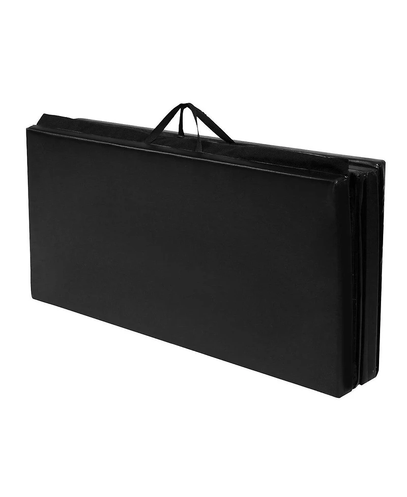 Costway 4'x 10'x 2''Folding Gymnastics Tumbling Mat Indoor Outdoor Gym Stretching Yoga