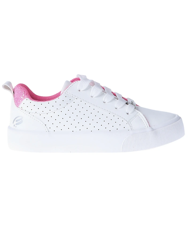 Bebe Little and Big Girls Low Top Glitter Sneaker