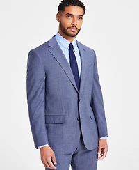 B by Brooks Brothers Men's Classic-Fit Wool Blend Suit Separates Jacket