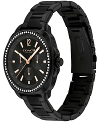 Coach Women's Kitt Ionic Plated Black Stainless Steel Bracelet Watch 38mm