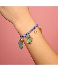 Disney Lilo & Stitch Purple Chain Charm Bracelet