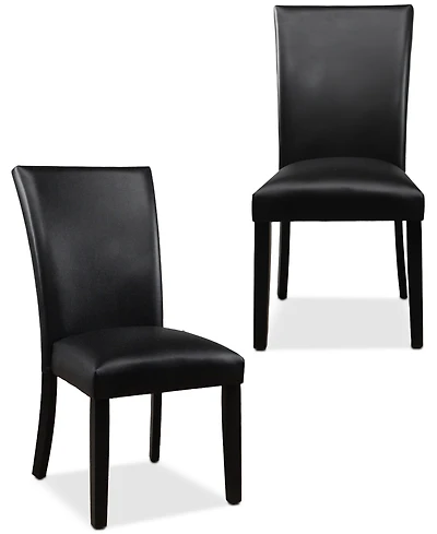 Kellet Pc. Faux Leather Dining Chair Set