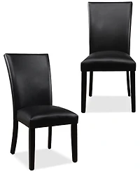 Kellet Pc. Faux Leather Dining Chair Set