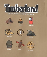 Timberland Big Boys Long-Sleeve Step Outside Graphic T-Shirt