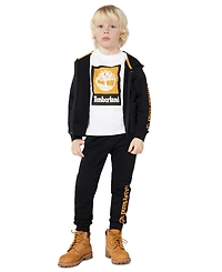 Timberland Big Boys Short-Sleeve Logo Graphic T-Shirt