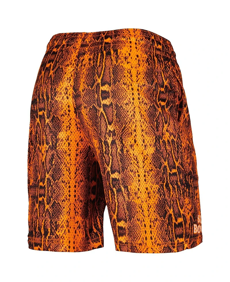 Men's New Era Orange Kansas City Chiefs Summer Pop Shorts