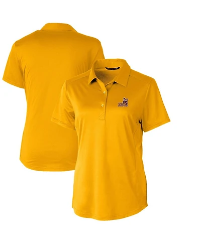 Cutter & Buck Women's Gold Arizona State Sun Devils Vault Prospect Textured Stretch Polo