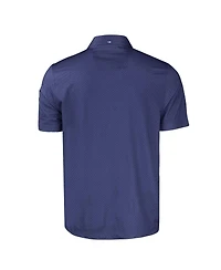 Cutter & Buck Men's Navy Midshipmen Pike Eco Tonal Geo Print Stretch Polo