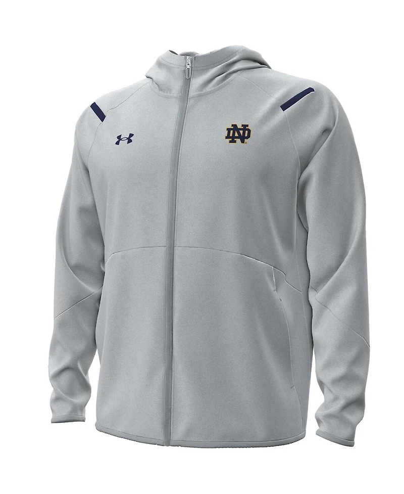 Under Armour Men's Notre Dame Fighting Irish Unstoppable Performance Fleece Hoodie Half-Zip Jacket