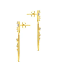 Sterling Forever Kendall Cubic Zirconia Drop Earrings