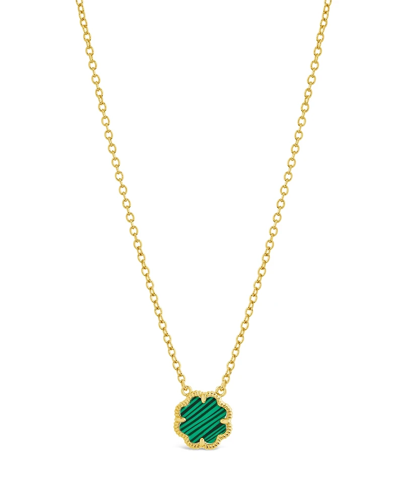 Sterling Forever Rose Petal Pendant Necklace