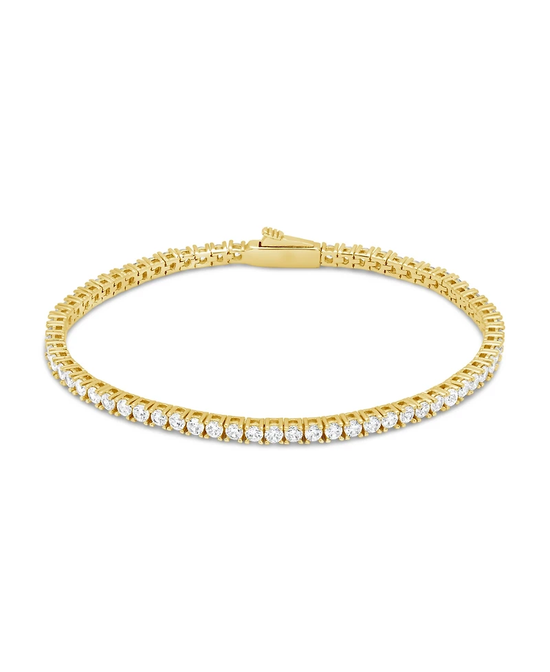 Sterling Forever Alicia Cubic Zirconia Tennis Bracelet