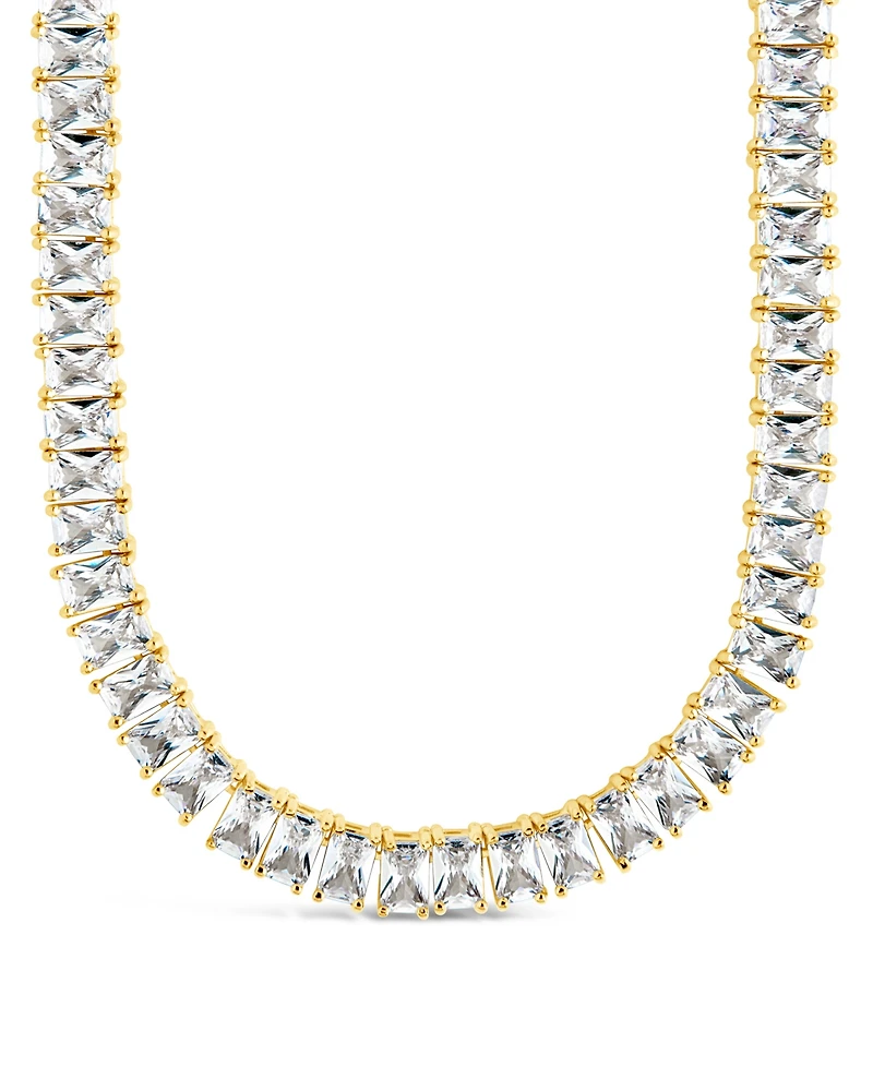Sterling Forever Marisol Cubic Zirconia Tennis Necklace