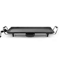 MegaChef 21 Inch Electric Grill with Drip Tray and Non-Stick Coating