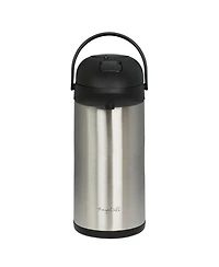 MegaChef 5 Quart Stainless Steel Vacuum Body Pump Cap Air Pot