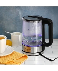 MegaChef 1.7 Quart Glass Electric Tea Kettle