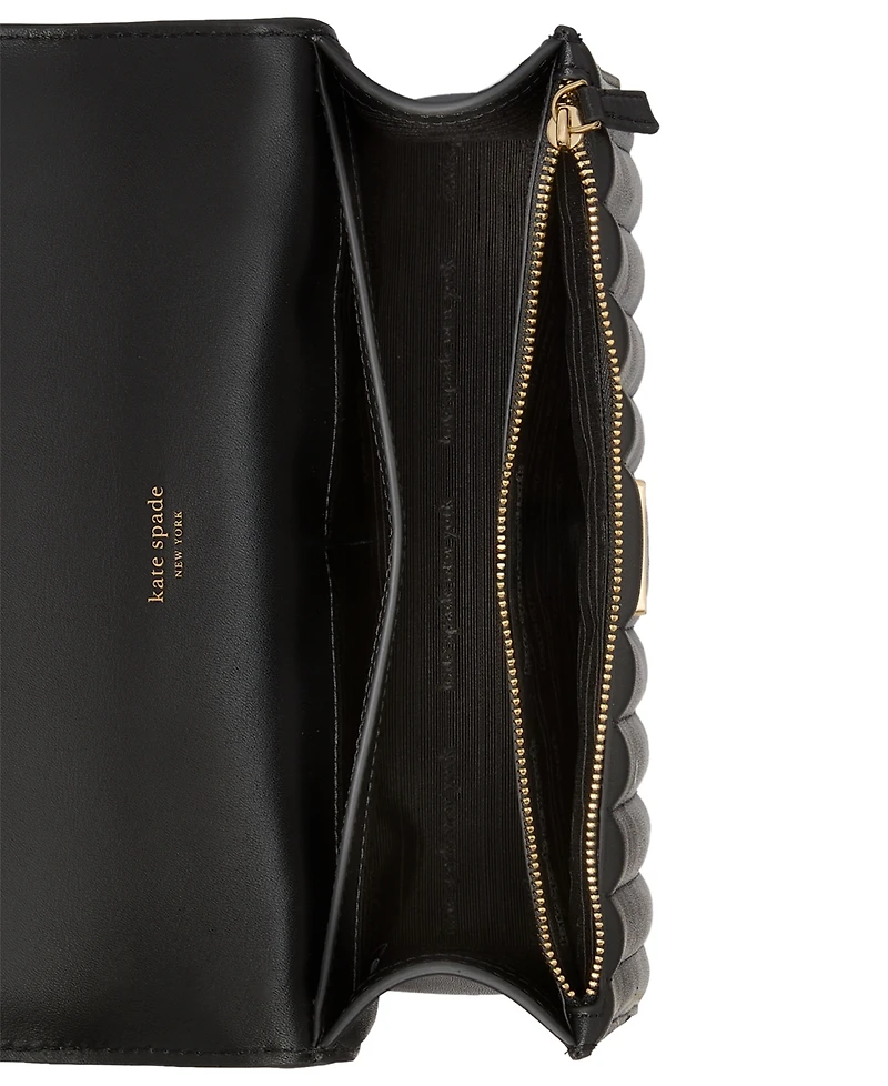 kate spade new york Deco Quilted Leather Small Chain Shoulder Bag