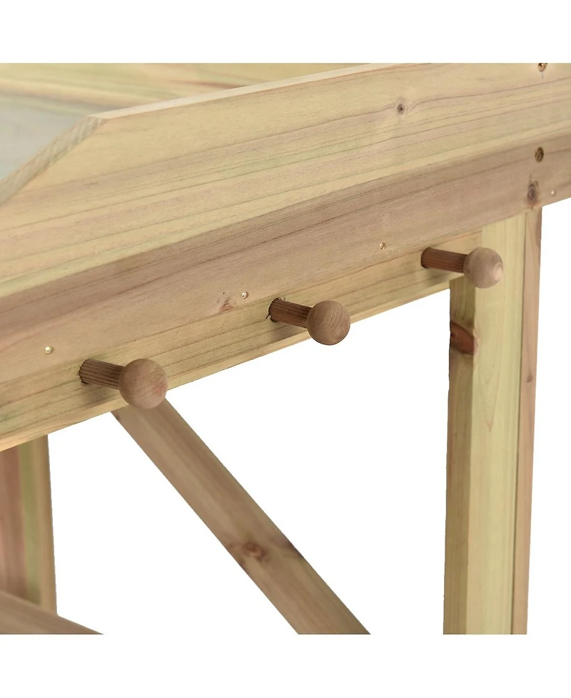Garden Wooden Plant Bench Work Station