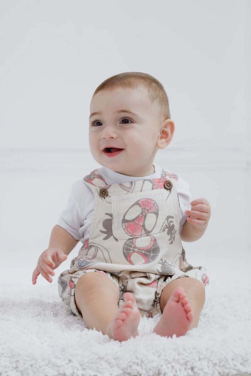 Spidey and His Amazing Friends Baby Boys Cotton Gauze Matching Family Dress