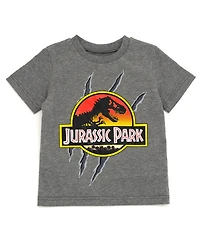 Jurassic World Boys T-Shirt and French Terry Shorts Outfit Set to