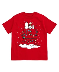 Peanuts Boys Halloween Christmas Valentines Day July 4th St. Patrick's T-Shirt to (2T - 18-20)