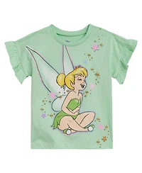 Tinkerbell Girls Disney T-Shirt and Chambray Shorts Outfit Set