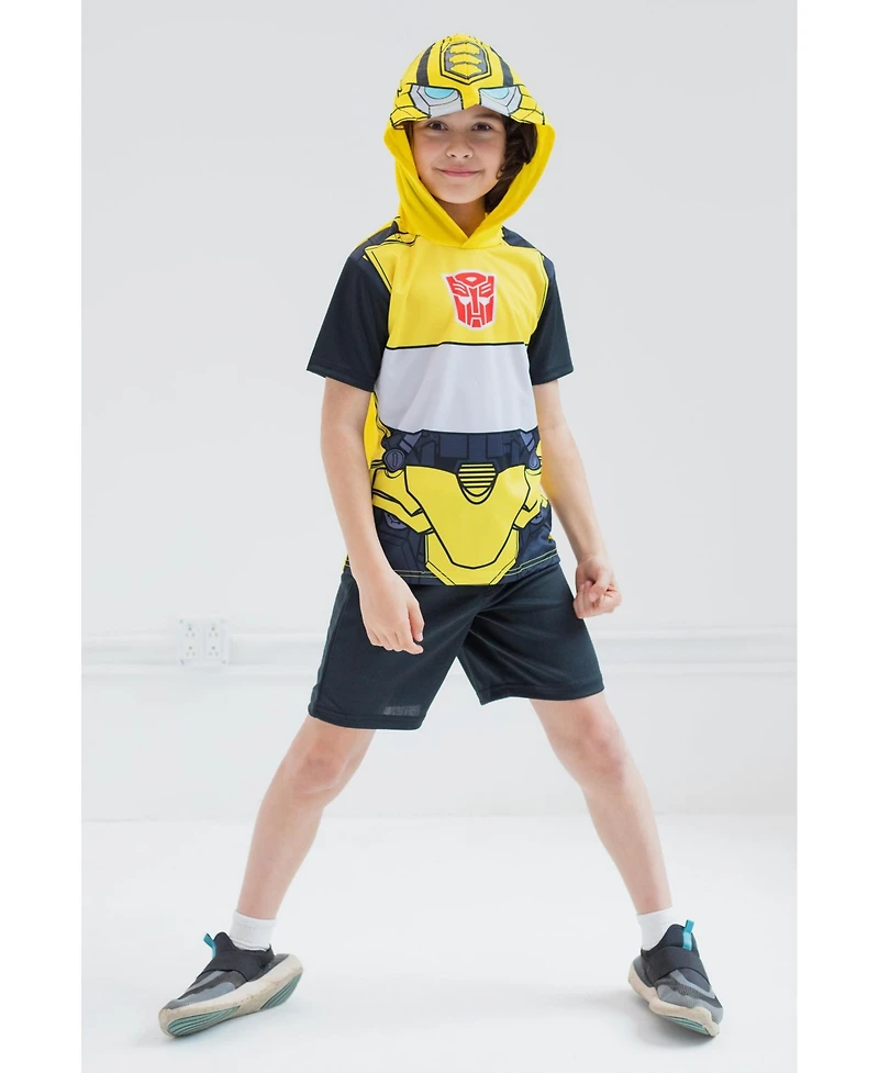 Transformers Toddler Boys Athletic Pullover T-Shirt Mesh Shorts Outfit Set