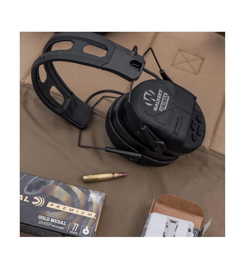 Walkers Firemax Bluetooth Digital Muff with Cooling Gel Earpads Hd Speakers