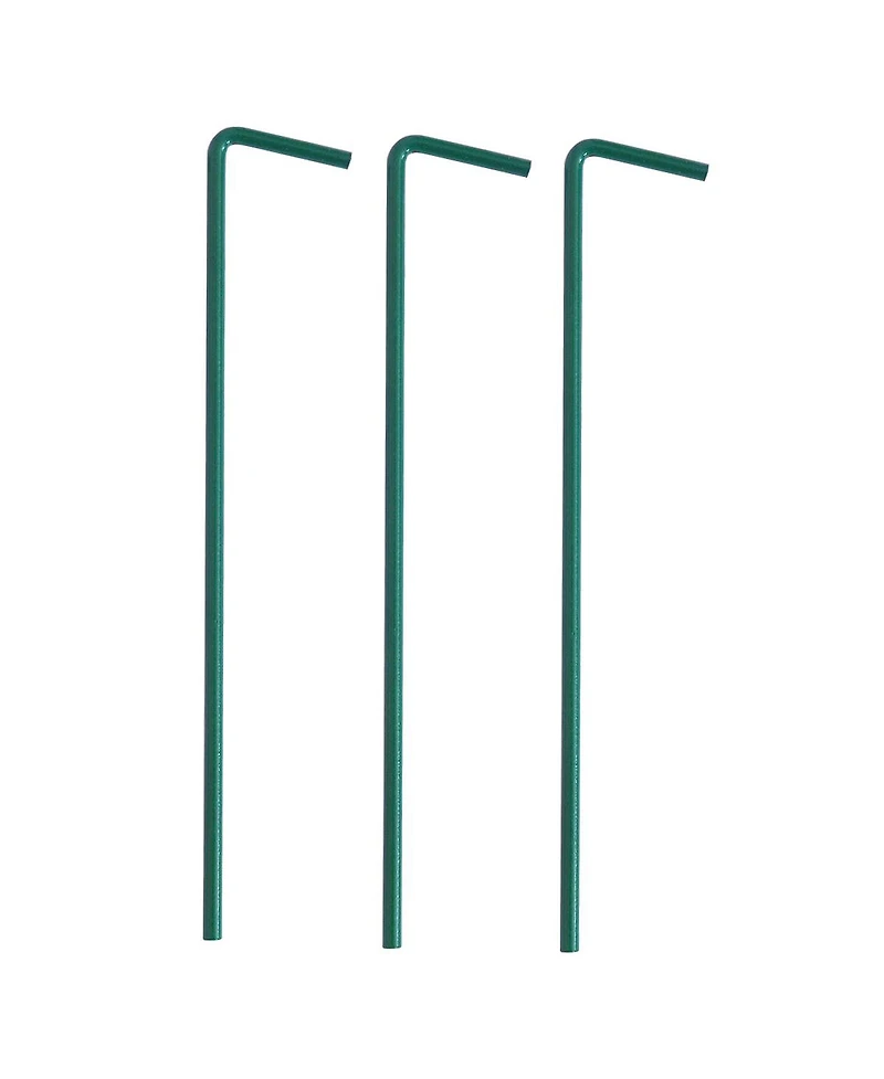 Skonyon Outdoor Garden Green Pedestal Bird Bath Feeder