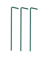 Skonyon Outdoor Garden Green Pedestal Bird Bath Feeder