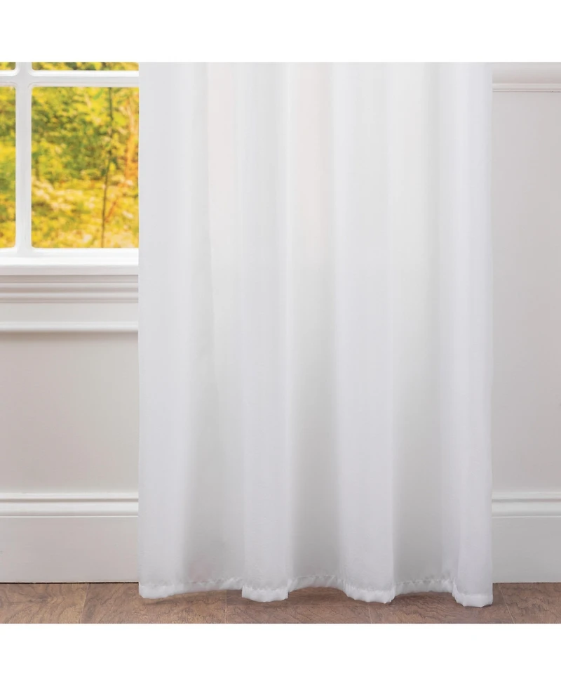 Chanasya Premium Beige Silky Velvet Textured Sheer Curtains - Lightweight Curtain for Living Room Bedroom Windows