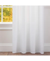 Chanasya Premium Beige Silky Velvet Textured Sheer Curtains - Lightweight Curtain for Living Room Bedroom Windows