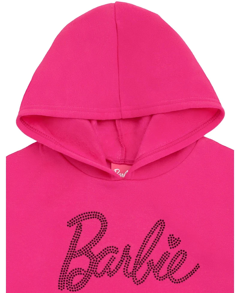 Barbie Little Girls Fleece Pullover Hoodie