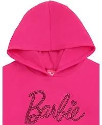 Barbie Little Girls Fleece Pullover Hoodie
