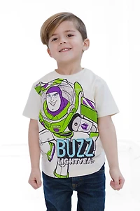 Disney Toddler Boys Mickey Mouse Toy Story Winnie the Pooh Cars Lion Guard Moana Luca Firebuds 2 Pack T-Shirts to