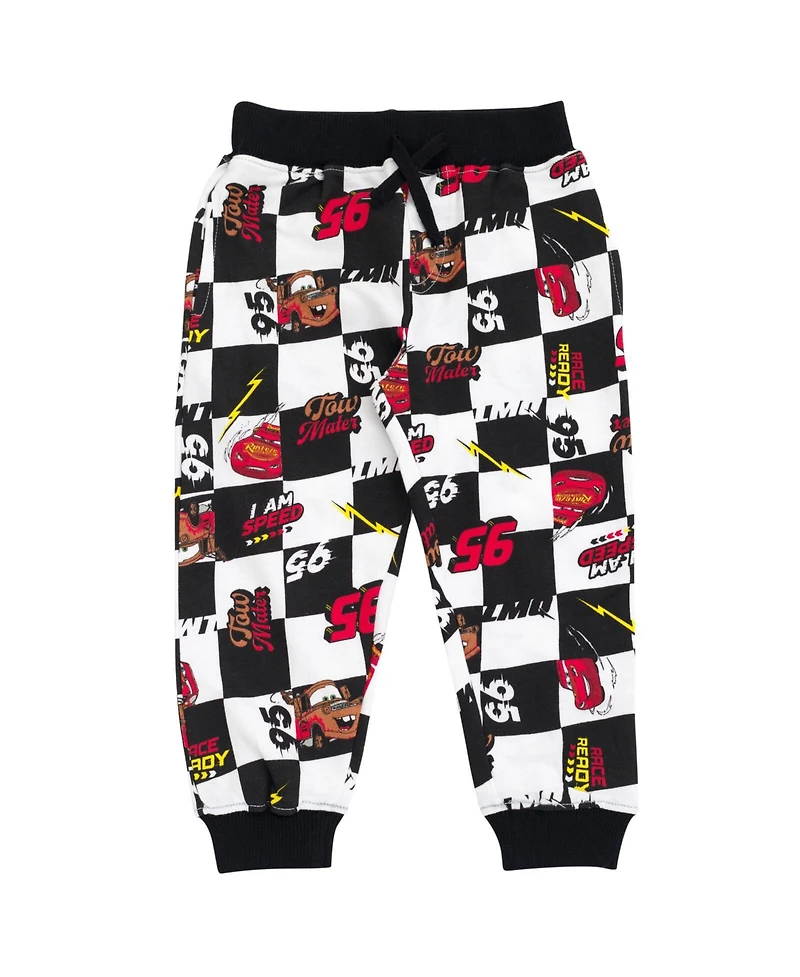 Disney Boys Lion King Toy Story Cars French Terry Sweatshirt and Jogger Pants Outfit Set to (2T - 10-12)
