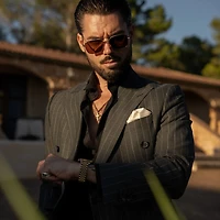 Elizabetta Men's Montecristo - Silk Pocket Square for Men